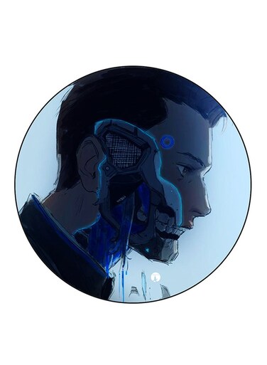 Video Game Detroit Become Human Printed Fridge Magnet Round Multicolour