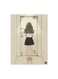 Girl Metal Plate Poster Multicolour 15x20cm