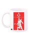 Assassin's Creed Video Game Printed Coffee Mug Red/White