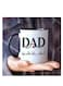 Arabic Calligraphy Best Dad Ever Coffee Mug - 11oz High-Quality Ceramic Cup, Novelty Middle Eastern Tea Mug, Muslim Drinkware, Funny Gift for Dad, No Assembly Required - Single Pack