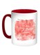 Teacher Quote Printed Coffee Mug Red/White/Pink 11ounce