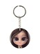 Cartoon Printed Single Sided Pocket Keychain