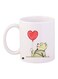 Winnie The Pooh Printed Coffee Mug White/Grey/Red 11ounce