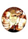 Chefs Printed Fridge Magnet Multicolour