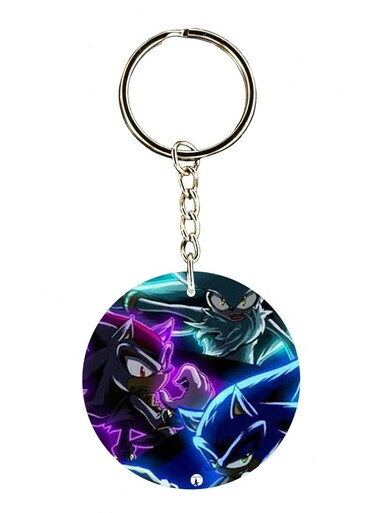 Sonic Printed Keychain