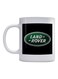 Land Rover Logo Printed Mug White/Black/Green 350ml