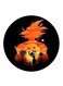 Anime Dragon Ball Printed Fridge Magnet Multicolour