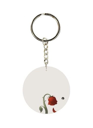 Single Sided Printed Keychain