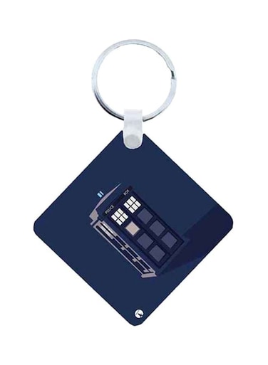 Doctor Who Printed Wooden Keychain