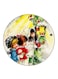 Vintage Art Printed Fridge Magnet Multicolour
