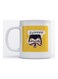 Mug Arab Art for Coffee and Tea White