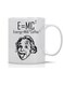 Coffee Mug with Einstein Quote, E=MC2-11oz Ceramic Coffee Mug - Einstein Theory Formula - Energy Equals Milk Plus Coffee - Funny Office Gifts For Scientist,Geeks, Physicist, And Engineers