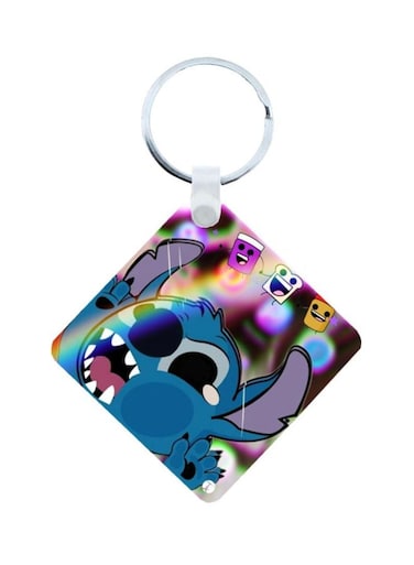 Disney Printed Keychain Blue/Pink