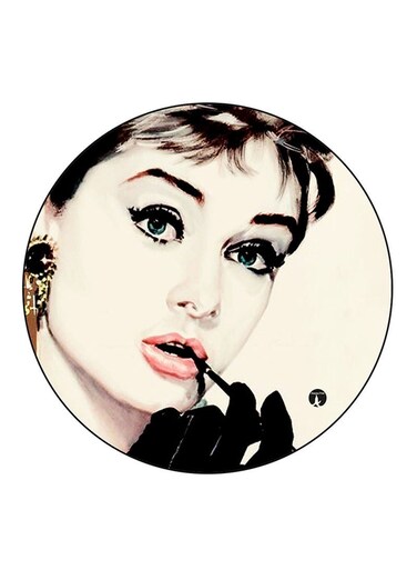 Audrey Hepburn Printed Fridge Magnet Multicolour