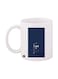 The TV Show Doctor Who Video Game Printed Mug White/Blue Standard Size