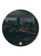 A City Printed Fridge Magnet Grey/Orange/Black
