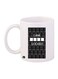Sherlock Printed Coffee Mug White/Black