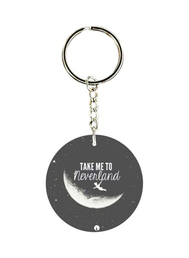 English Phrases Printed Keychain