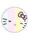 Hello Kitty Printed Fridge Magnet Round Multicolour
