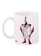 Ben 10 Character Printed Coffee Mug White/Grey/Red 11ounce