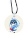 2-In-1 Free Printed Keychain And Necklace White/Blue/Red
