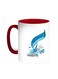 Congratulations On Eid Printed Coffee Mug Red/White 11ounce
