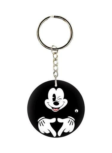 Mickey Mouse Printed Single Sided Keychain