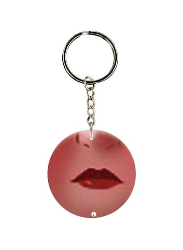 Lip Printed keychain