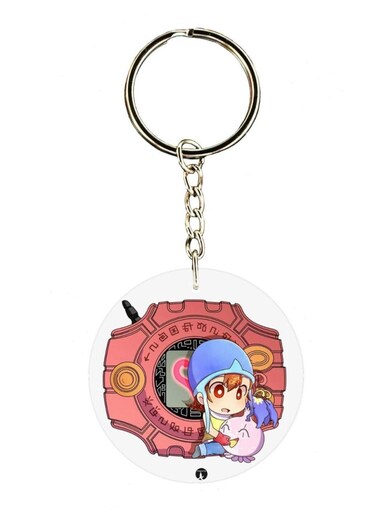 Anime Digimon Printed Keychain