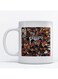 Rappers Printed Mug White/Brown/Yellow