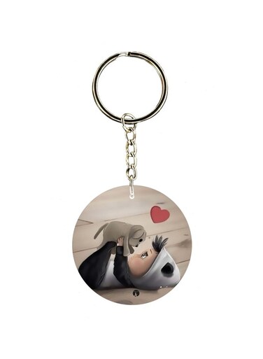 Printed Single Sided Keychain