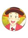 The Anime My Daddy Long Legs Theme Printed Fridge Magnet Green/Brown/k