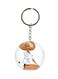 Printed Single Sided Keychain