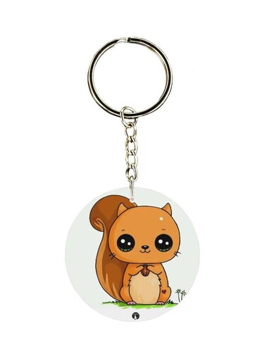 Cartoon Printed Keychain