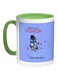 Meaning Of Fashion Printed Coffee Mug Blue/White/Green 11ounce