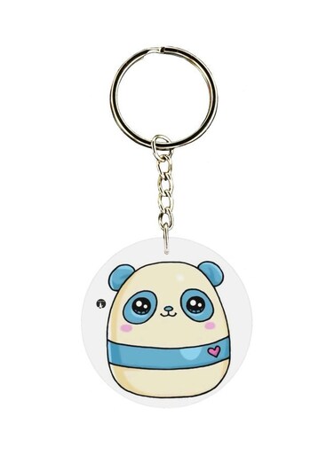 Double Sided Cartoon Printed Keychain