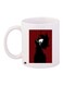 Cartoon Printed Coffee Mug White/Red/Black 11ounce