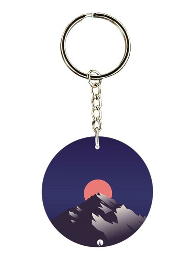 Mountain Printed Keychain