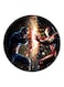 Superhero Printed Fridge Magnet Black/Blue/Red 5.5cm