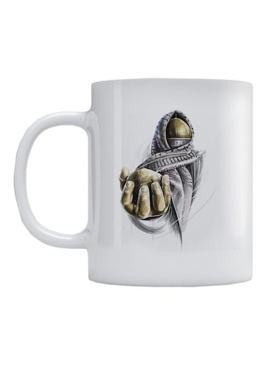 Palestine Printed Mug White/Grey/Green 350ml