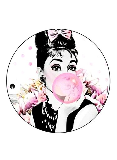 Audrey Hepburn Printed Fridge Magnet Multicolour