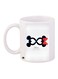 Mickey And Minnie Mouse Printed Coffee Mug White/Black/Red