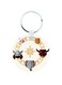 Digimon Anime Wooden Keychain