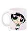 Cute Buttercup Printed Coffee Mug White/Black/Green 11ounce