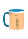 Landmarks - Big Ben Clock Printed Coffee Mug Turquoise/White 11ounce