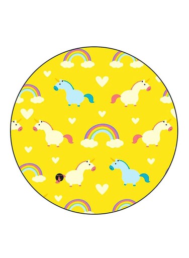 Unicorns Printed Fridge Magnet Multicolour
