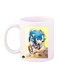 Sonic Printed Coffee Mug White/Yellow/Blue