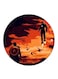 Iron Man And Captain America Printed Fridge Magnet Multicolour