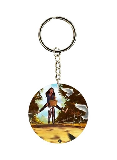Cartoon Printed Keychain