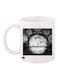 Clock Printed Coffee Mug White/Black